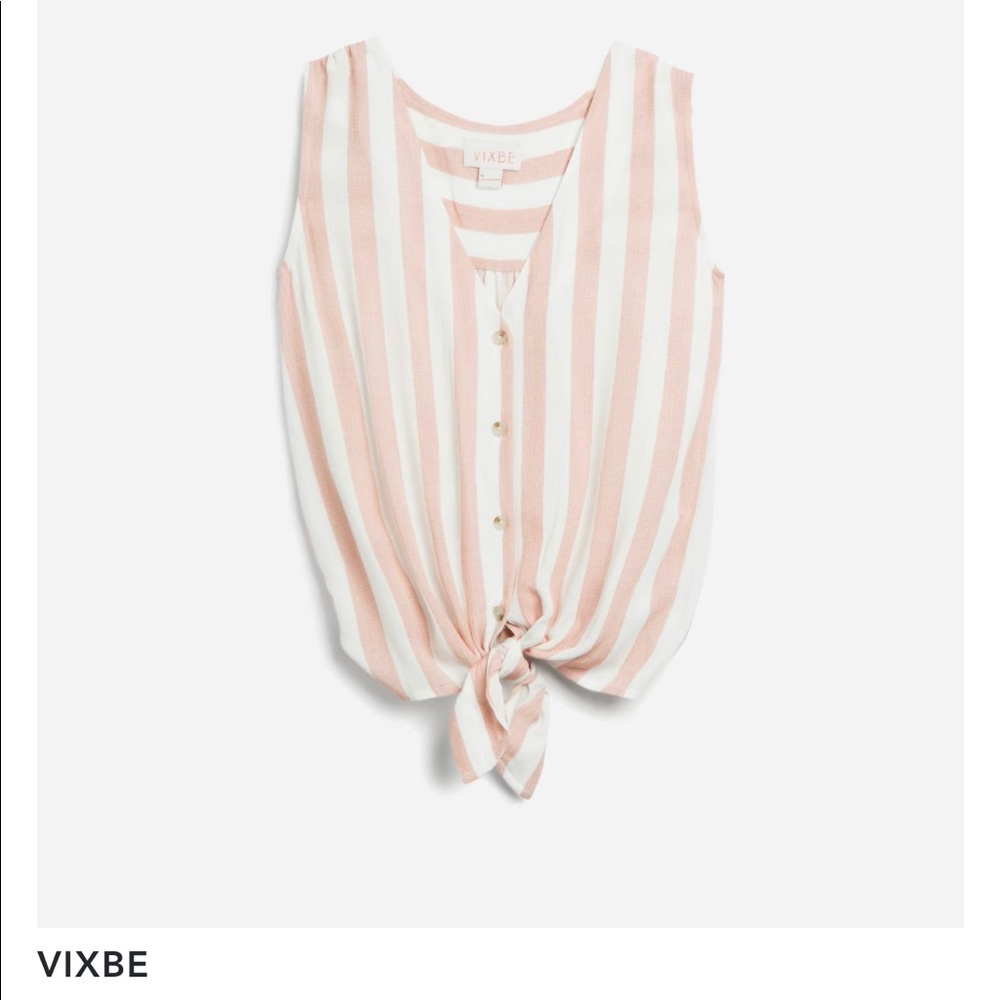 Stitch fix top tie front top size medium